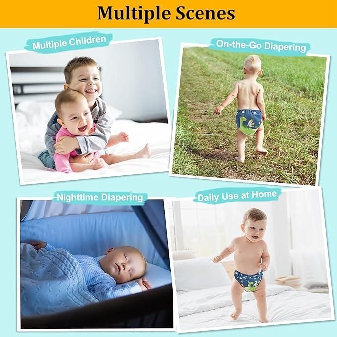 Soft & Leak-Proof Reusable Baby Diaper